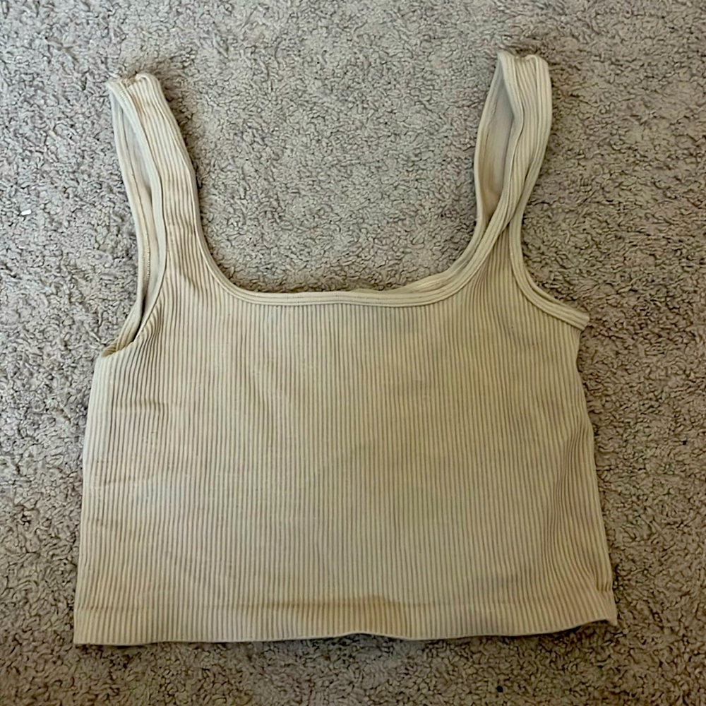 Nude Crop Top
